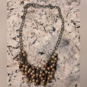 Beautiful brown pearls 18” necklace